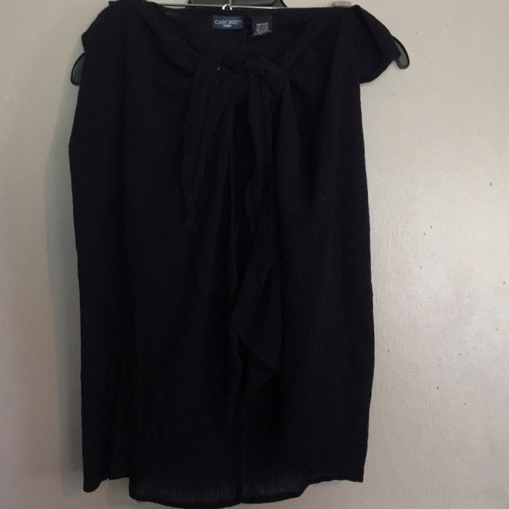 Navy Blue Bathing Suit Cover Up!